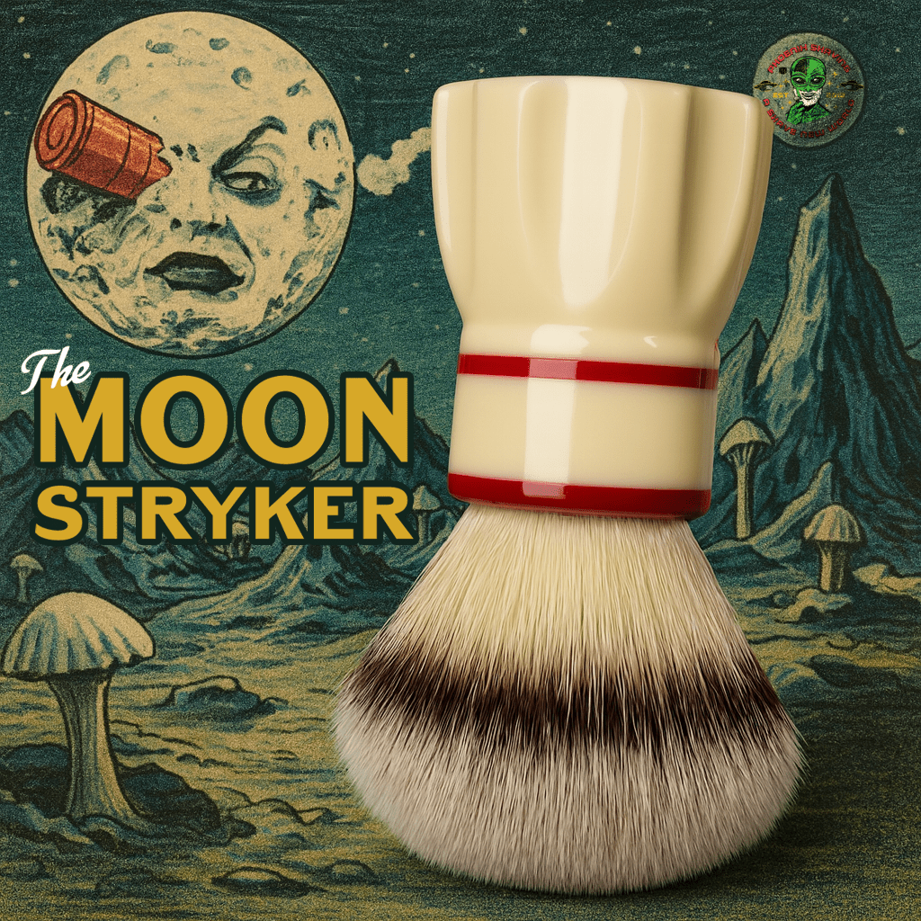 Moon Stryker 24mm Snickle Synth Hybrid Brush | A Space-Age Revival