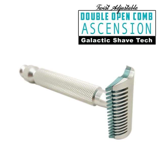 The Ascension Twist-Adjustable Double Open Comb Safety Razor - CNC