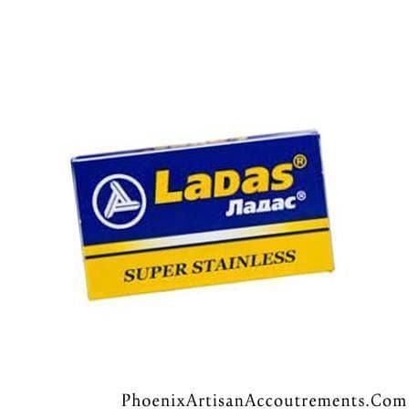 Ladas Super Stainless DE Blade, Pack of 5 blades - Phoenix Artisan Accoutrements