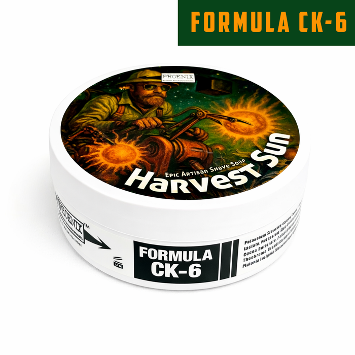 Harvest Sun Artisan Shaving Soap | Ultra Premium CK-6 Formula | A Mystery Discovered...