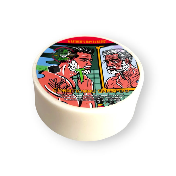 Shave Dad's Dad Conditioning Shampoo Puck | A Collaboration Between Phoenix Shaving & Shave Dad!