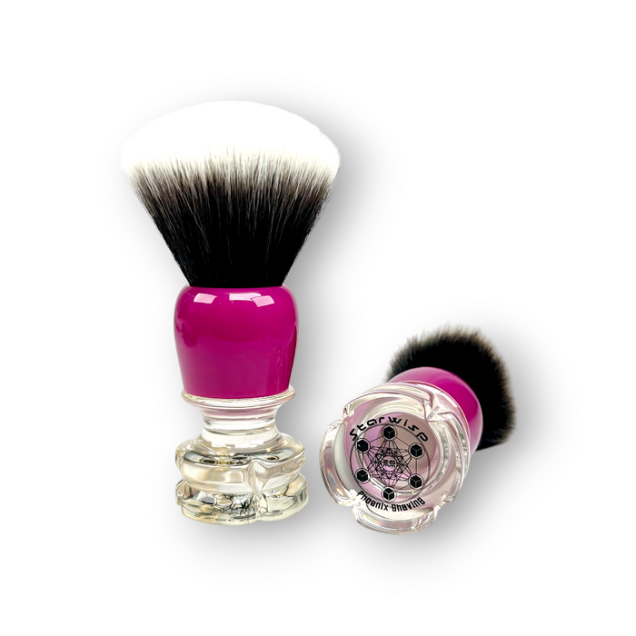 Star Wisp 26mm Stygian Synth Hybrid Knot Shave Brush | *Vintage Edition* | Retro Shave Tech! (Copy)