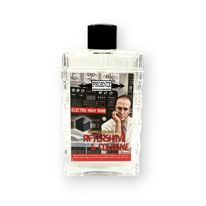 Doppelgänger Electro High Shine Aftershave & Cologne | Homage to A Fresh, Masculine Classic! - Phoenix Artisan Accoutrements