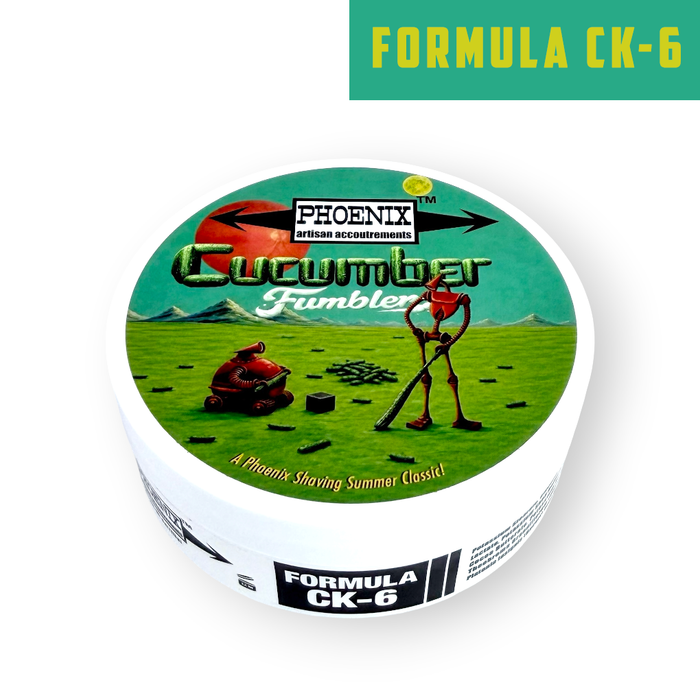 Cucumber Fumbler Artisan Shaving Soap | Ultra Premium CK-6 Formula | A PAA Classic Just In Time For Summer!