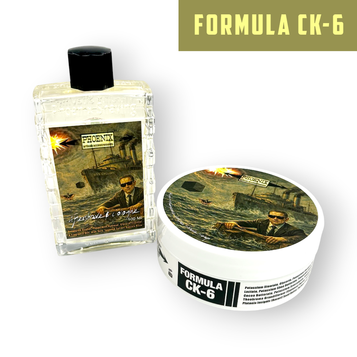 USS Cyclops Artisan Shave Soap & Aftershave Bundle | Ultra Premium CK-6 Formula | A High Strangeness Mystery & Phoenix Shaving Original! - Phoenix Artisan Accoutrements