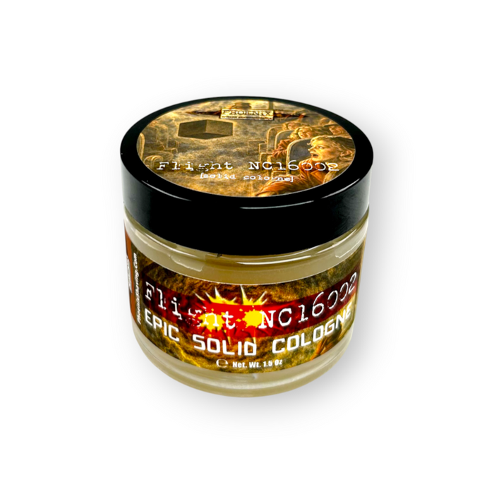 Flight NC16002 Solid Cologne | Contains Prickly Pear Oil | A High Strangeness Homage!