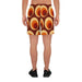 AGHARTA Men's Athletic Long Shorts - Phoenix Artisan Accoutrements