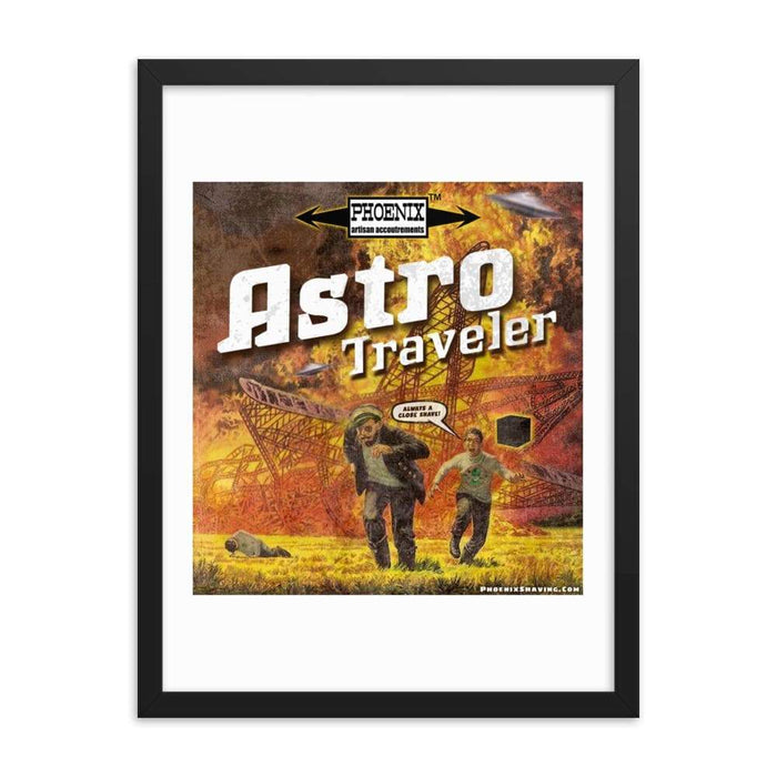 Astro Traveler "Close Shave" Framed Print - Phoenix Artisan Accoutrements