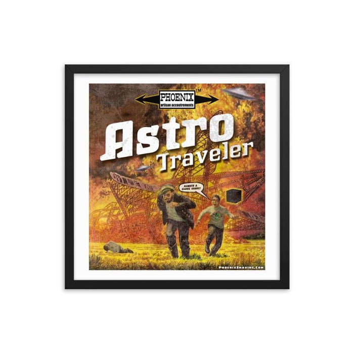 Astro Traveler "Close Shave" Framed Print - Phoenix Artisan Accoutrements