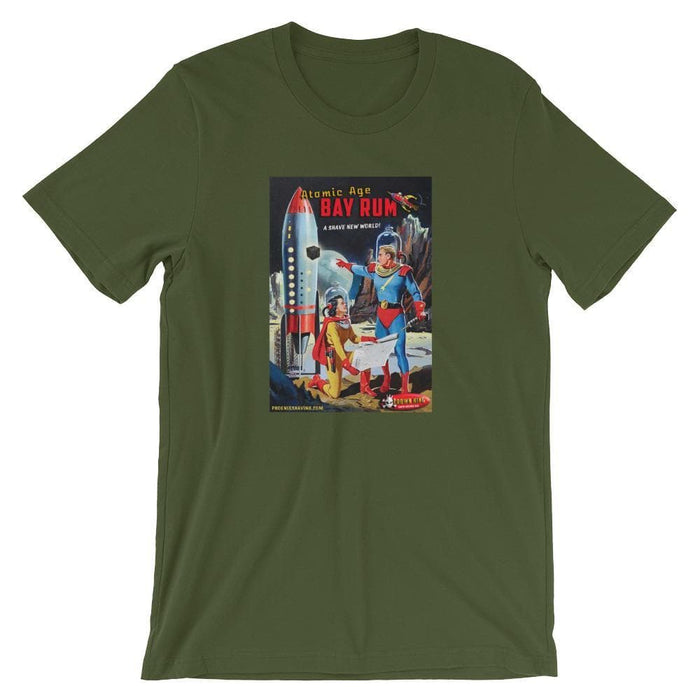 Atomic Age Bay Rum Short-Sleeve Unisex T-Shirt - Phoenix Artisan Accoutrements