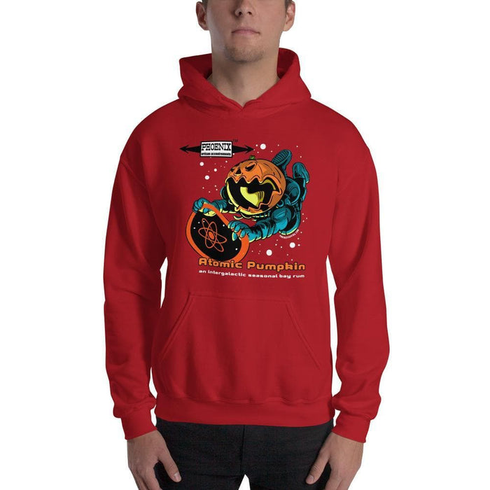 Atomic Pumpkin Hooded Sweatshirt - Phoenix Artisan Accoutrements