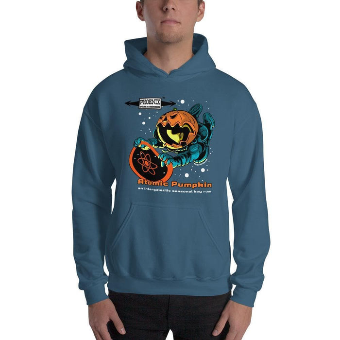 Atomic Pumpkin Hooded Sweatshirt - Phoenix Artisan Accoutrements