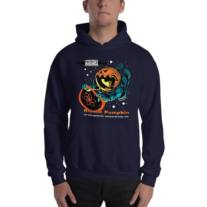 Atomic Pumpkin Hooded Sweatshirt - Phoenix Artisan Accoutrements