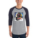 CHEL 3/4 sleeve raglan Baseball T-shirt - Phoenix Artisan Accoutrements