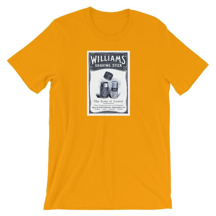 Classic Shave Stick Vintage Ad Short-Sleeve Unisex T-Shirt - Phoenix Artisan Accoutrements
