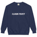 Clown Fruit “COLLEGE OF CHAOS” SWEATSHIRT | garment-dyed sweatshirt - Phoenix Artisan Accoutrements