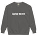 Clown Fruit “COLLEGE OF CHAOS” SWEATSHIRT | garment-dyed sweatshirt - Phoenix Artisan Accoutrements