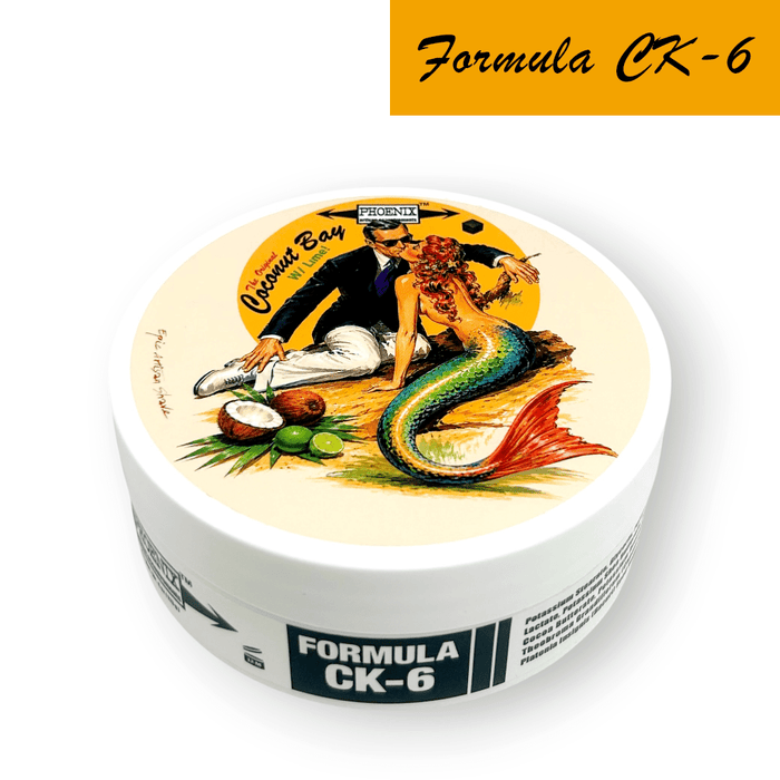 Coconut Bay w/ Lime Artisan Shaving Soap | Ultra Premium CK-6 Formula - Phoenix Shaving