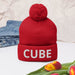 CUBE Pom-Pom Beanie | Available in Multiple Colors! - Phoenix Artisan Accoutrements
