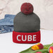 CUBE Pom-Pom Beanie | Available in Multiple Colors! - Phoenix Artisan Accoutrements