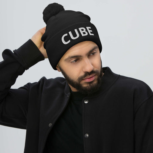 CUBE Pom-Pom Beanie | Available in Multiple Colors! - Phoenix Artisan Accoutrements