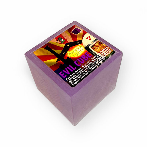 Evil CUBE 2.0 | 8oz Preshave Soap | Phoenix Lights 2026 Edition! - Phoenix Artisan Accoutrements