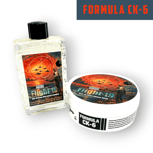 Flight 19 Artisan Shave Soap & Aftershave Bundle | Ultra Premium CK-6 Formula | A Phoenix High Strangeness Original! - Phoenix Artisan Accoutrements