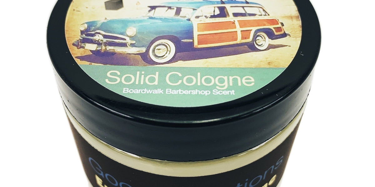 Good Vibrations Solid Cologne | Contains Prickly Pear Oil