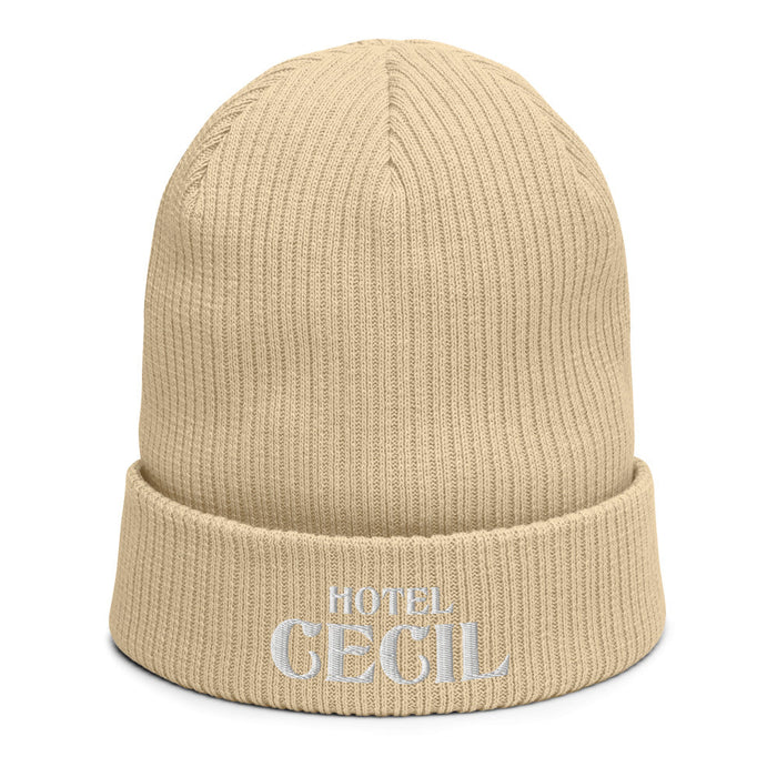 Hotel Cecil Organic Cotton Ribbed Beanie - Phoenix Artisan Accoutrements