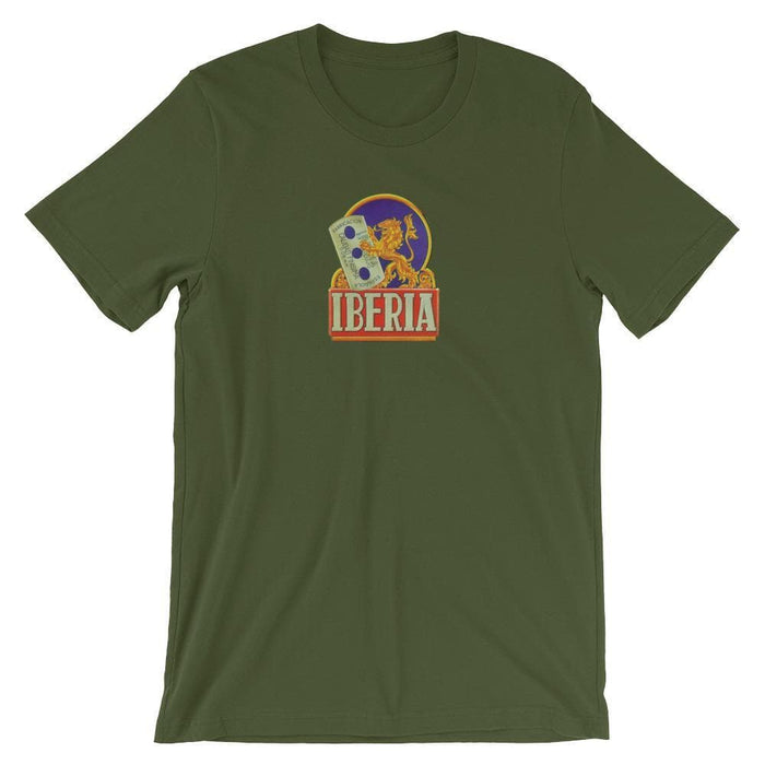 IBERIA Vintage DE Blade Ad 1917 Short-Sleeve Unisex T-Shirt - Phoenix Artisan Accoutrements