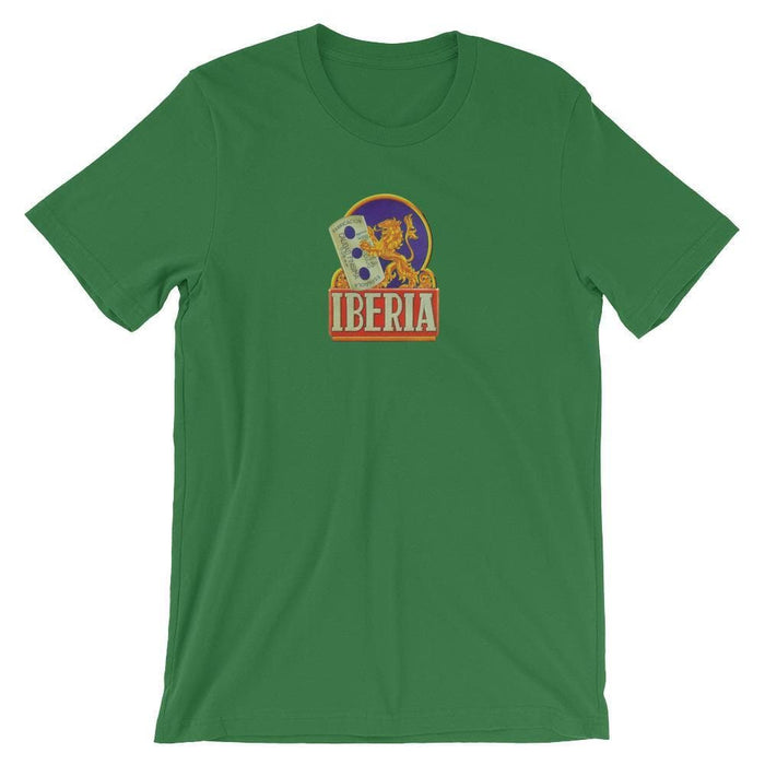 IBERIA Vintage DE Blade Ad 1917 Short-Sleeve Unisex T-Shirt - Phoenix Artisan Accoutrements