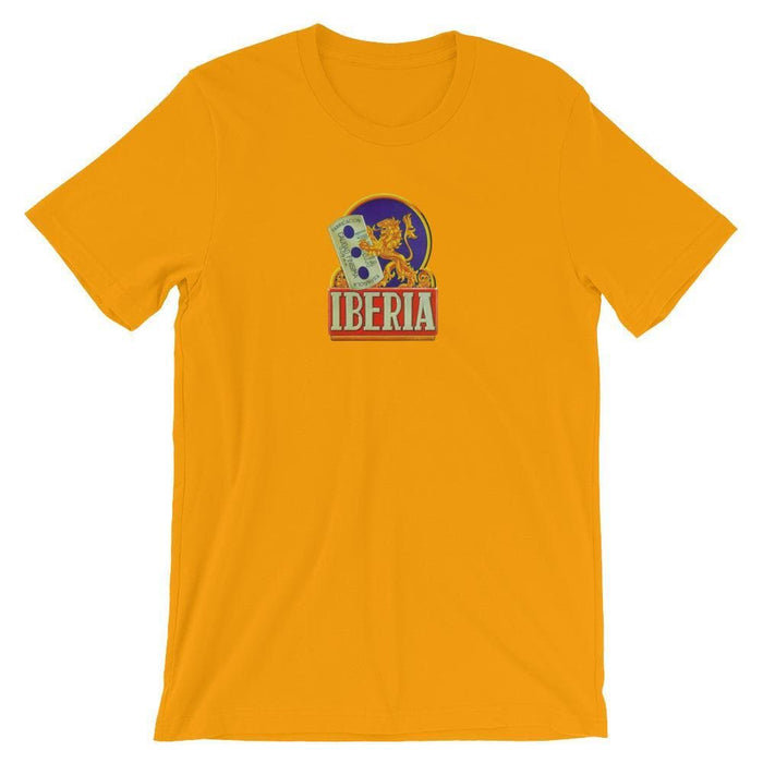 IBERIA Vintage DE Blade Ad 1917 Short-Sleeve Unisex T-Shirt - Phoenix Artisan Accoutrements
