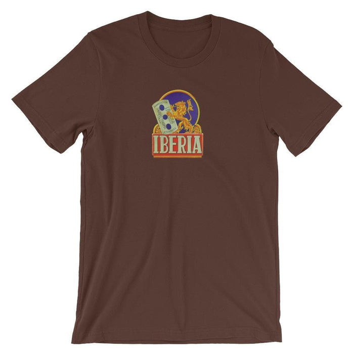 IBERIA Vintage DE Blade Ad 1917 Short-Sleeve Unisex T-Shirt - Phoenix Artisan Accoutrements