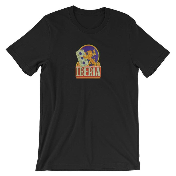 IBERIA Vintage DE Blade Ad 1917 Short-Sleeve Unisex T-Shirt - Phoenix Artisan Accoutrements
