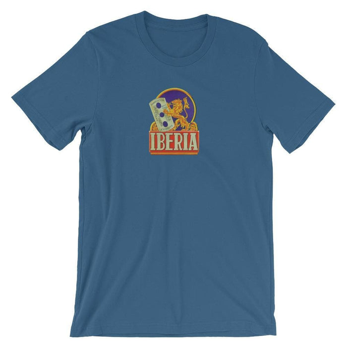 IBERIA Vintage DE Blade Ad 1917 Short-Sleeve Unisex T-Shirt - Phoenix Artisan Accoutrements