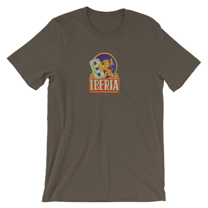 IBERIA Vintage DE Blade Ad 1917 Short-Sleeve Unisex T-Shirt - Phoenix Artisan Accoutrements