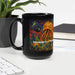 Immortal Peach Classic Black Diner Mug | 15Oz - Phoenix Artisan Accoutrements