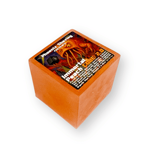 Immortal Peach CUBE 2.0 Preshave Soap | Choose Mentholated or Menthol Free! | Seasonal! - Phoenix Artisan Accoutrements