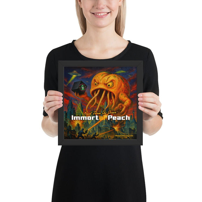 IMMORTAL PEACH: THE FRAMED PRINT! | Available In Multiple Sizes! - Phoenix Artisan Accoutrements