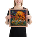IMMORTAL PEACH: THE FRAMED PRINT! | Available In Multiple Sizes! - Phoenix Artisan Accoutrements