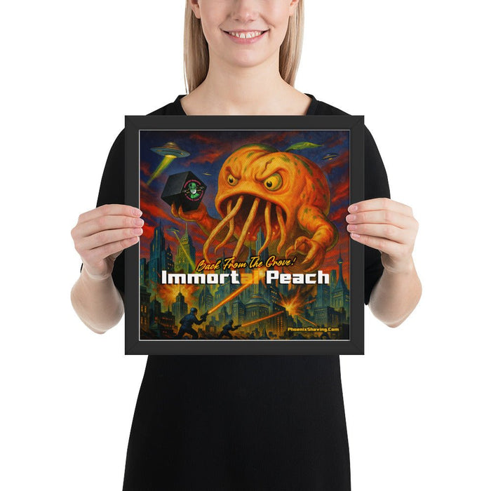 IMMORTAL PEACH: THE FRAMED PRINT! | Available In Multiple Sizes! - Phoenix Artisan Accoutrements