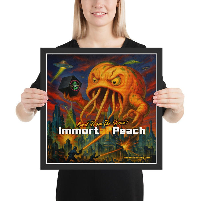 IMMORTAL PEACH: THE FRAMED PRINT! | Available In Multiple Sizes! - Phoenix Artisan Accoutrements