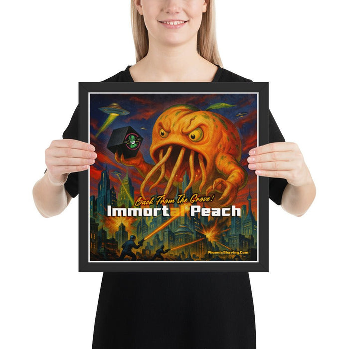 IMMORTAL PEACH: THE FRAMED PRINT! | Available In Multiple Sizes! - Phoenix Artisan Accoutrements