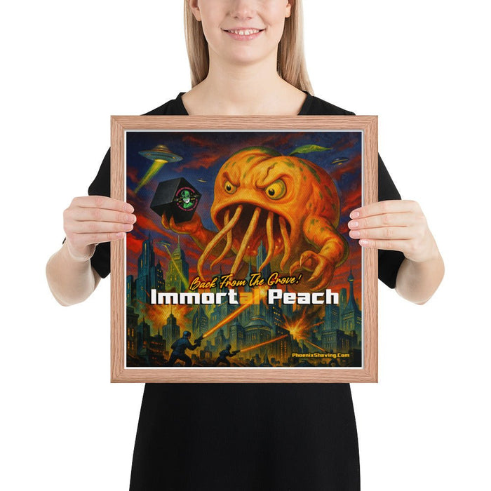 IMMORTAL PEACH: THE FRAMED PRINT! | Available In Multiple Sizes! - Phoenix Artisan Accoutrements