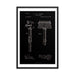 Kampfe Brothers Patent Drawing Elegant Black Framed Print - Phoenix Artisan Accoutrements
