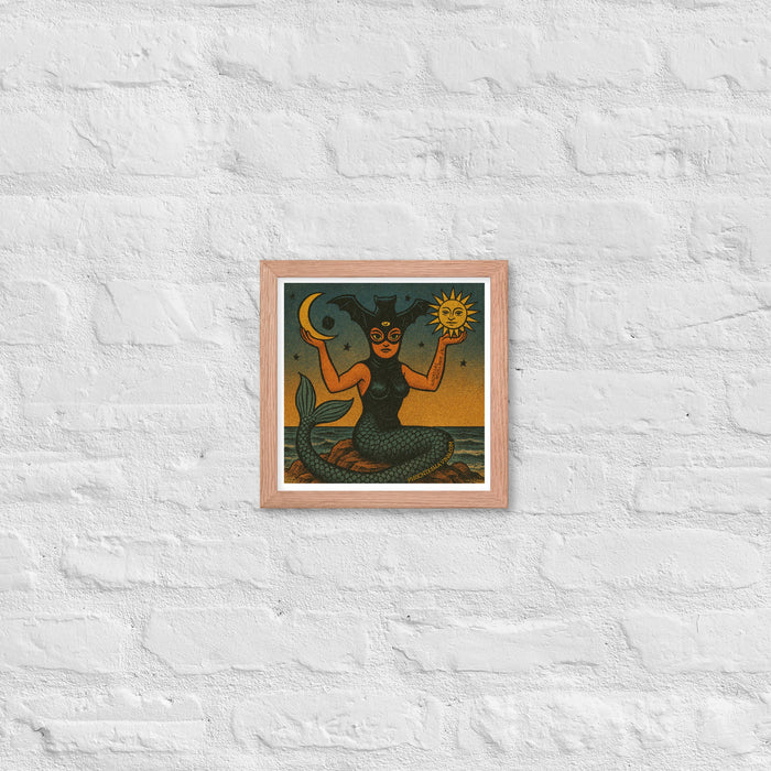 La Sirena Alternate Art Framed Print | Available in Multiple Sizes - Phoenix Artisan Accoutrements