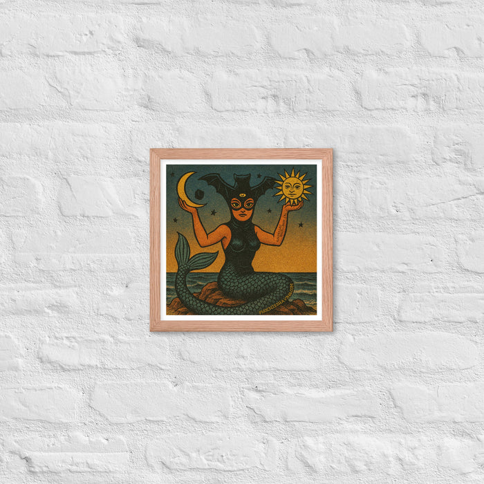 La Sirena Alternate Art Framed Print | Available in Multiple Sizes - Phoenix Artisan Accoutrements