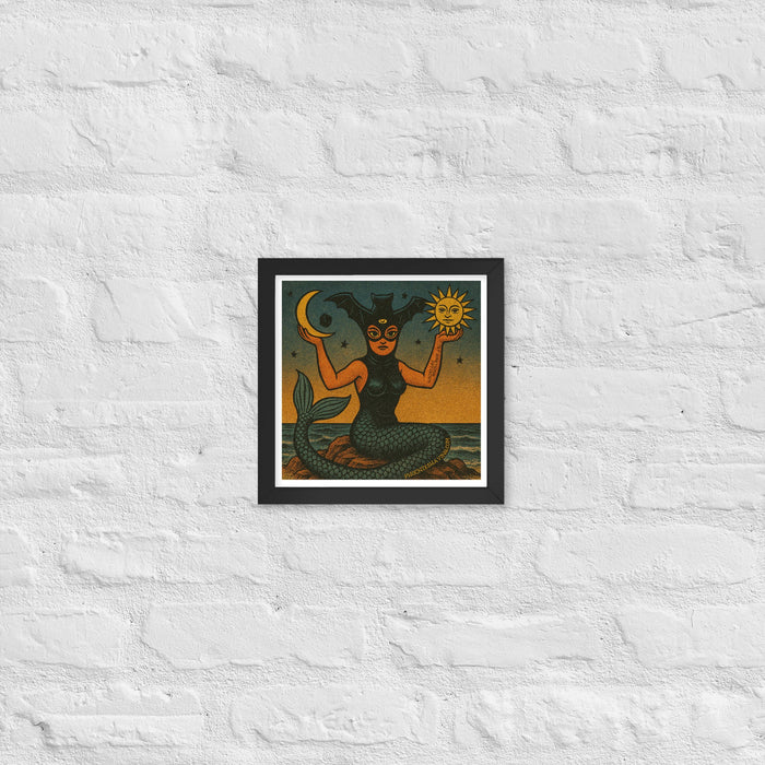 La Sirena Alternate Art Framed Print | Available in Multiple Sizes - Phoenix Artisan Accoutrements
