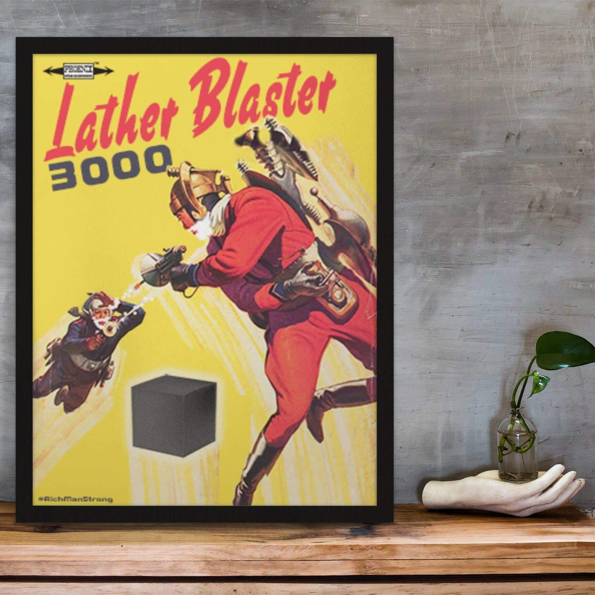 Lather Blaster 3000 Framed poster | 6 Sizes — Phoenix Shaving
