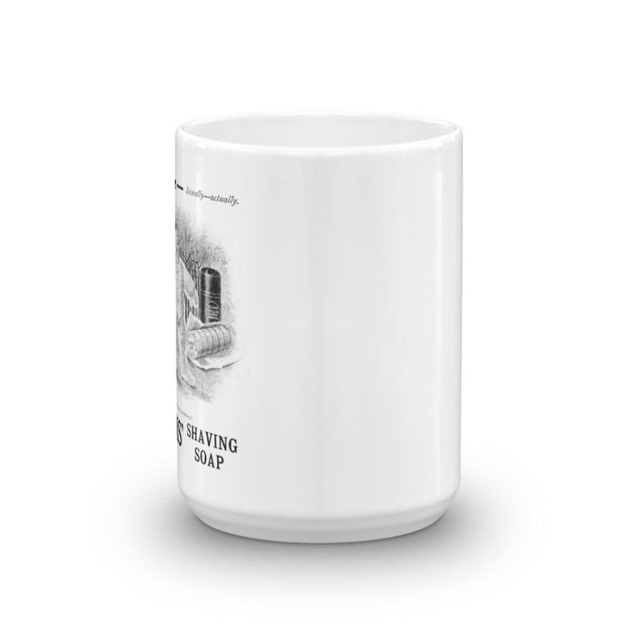 Lather Man Vintage Ad Coffee Mug | Available in 2 Sizes! - Phoenix Artisan Accoutrements